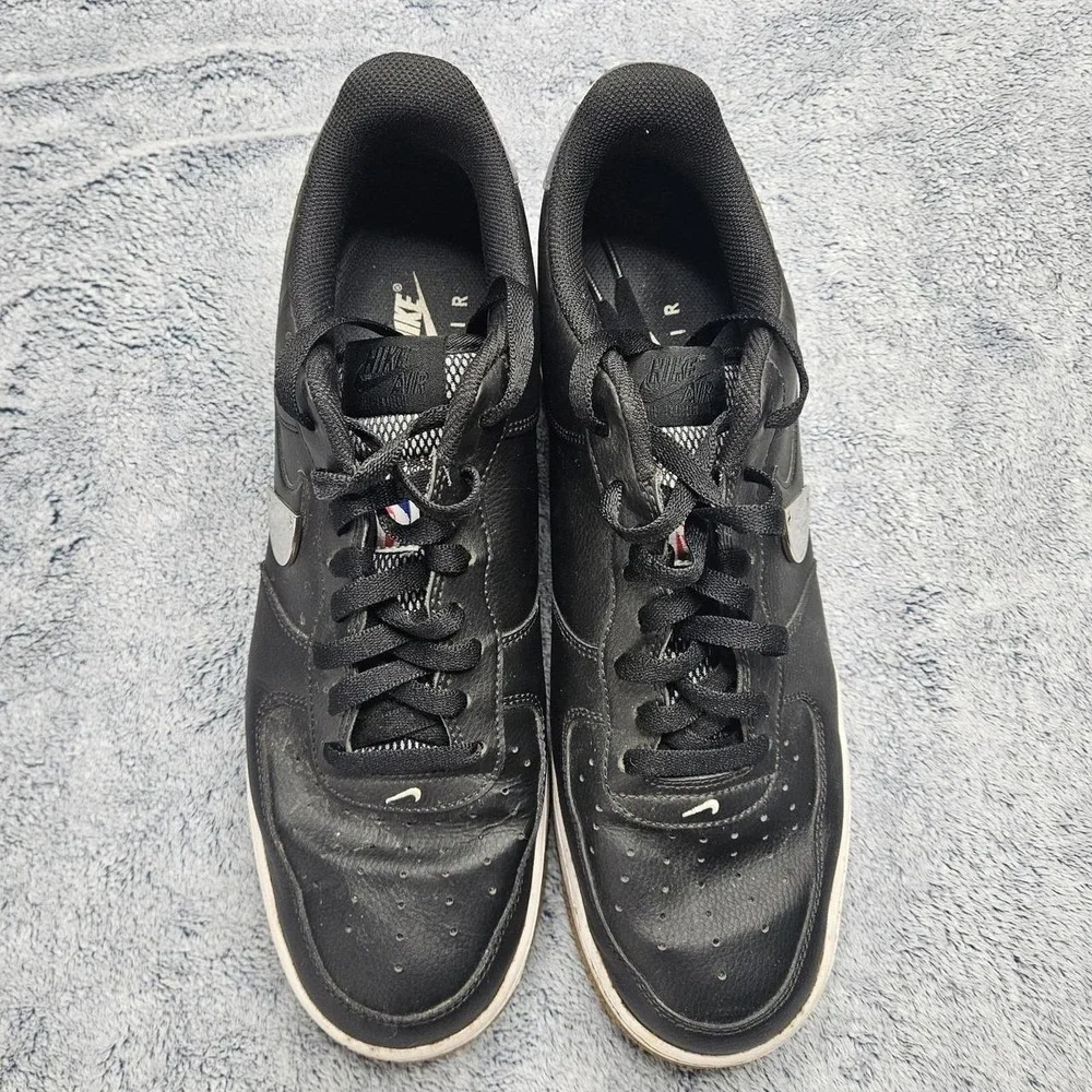 Nike Air Force 1 '07 LV8 x NBA Black Wolf Grey CT2298 001 Men's 13